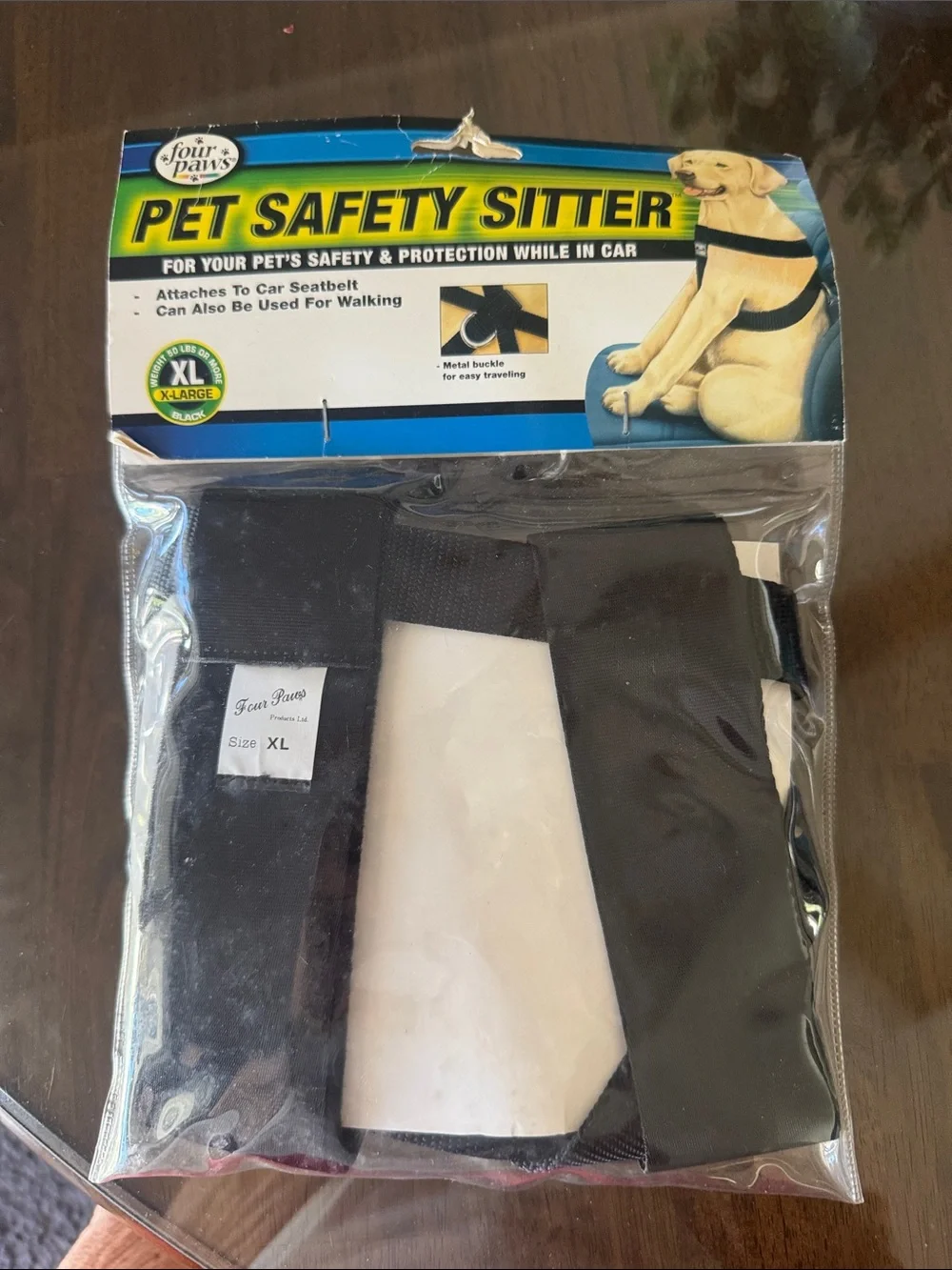 Brand new Pet Safety Sitter Harness - Black - XL 50 pounds or more